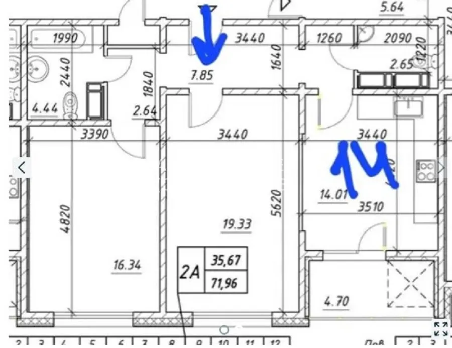 Продажа жилая квартира улица Ревуцкого, д.54